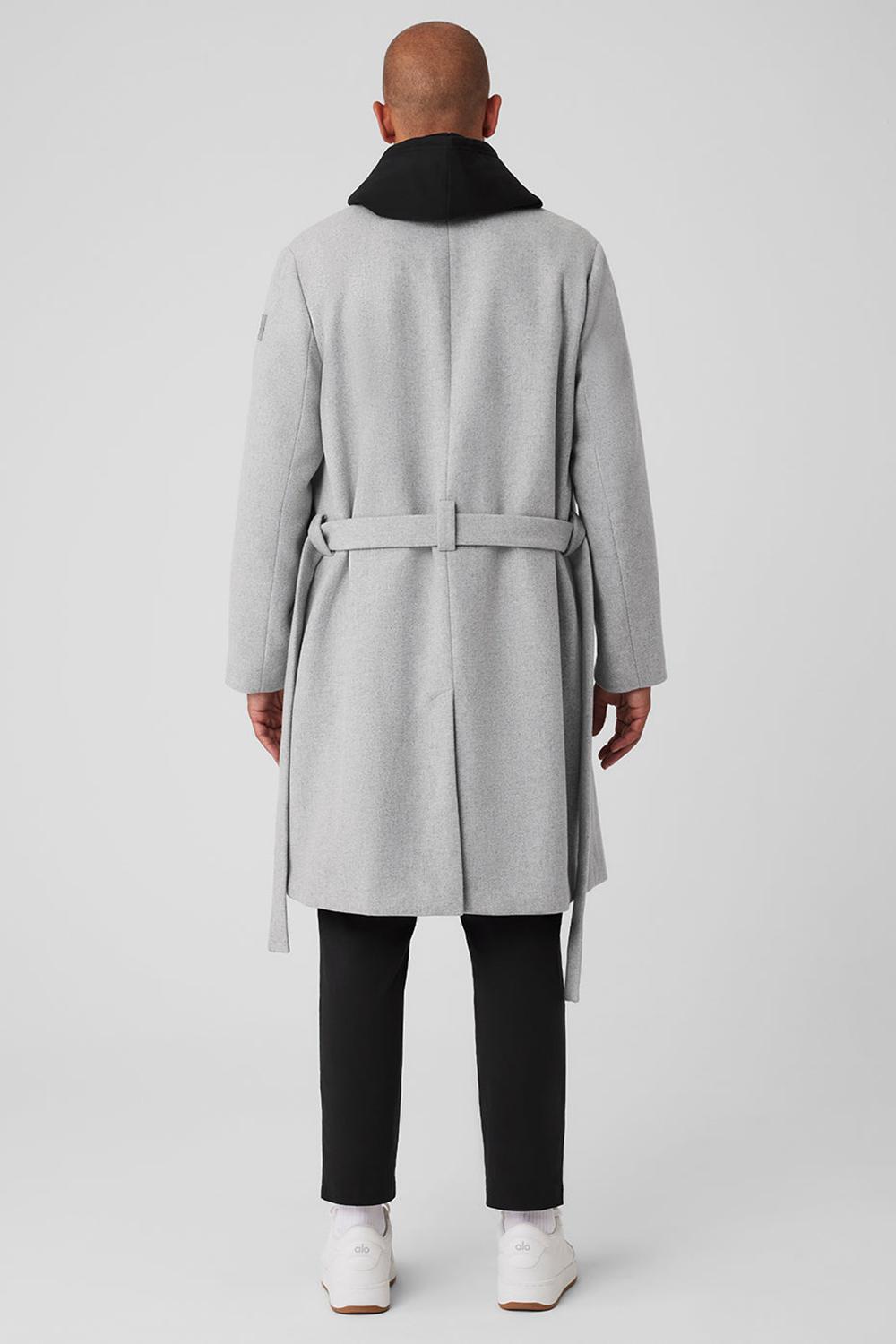 Overcoats Alo Yoga Wool Gameday Hombre Grises | Mexico  TQV-275918