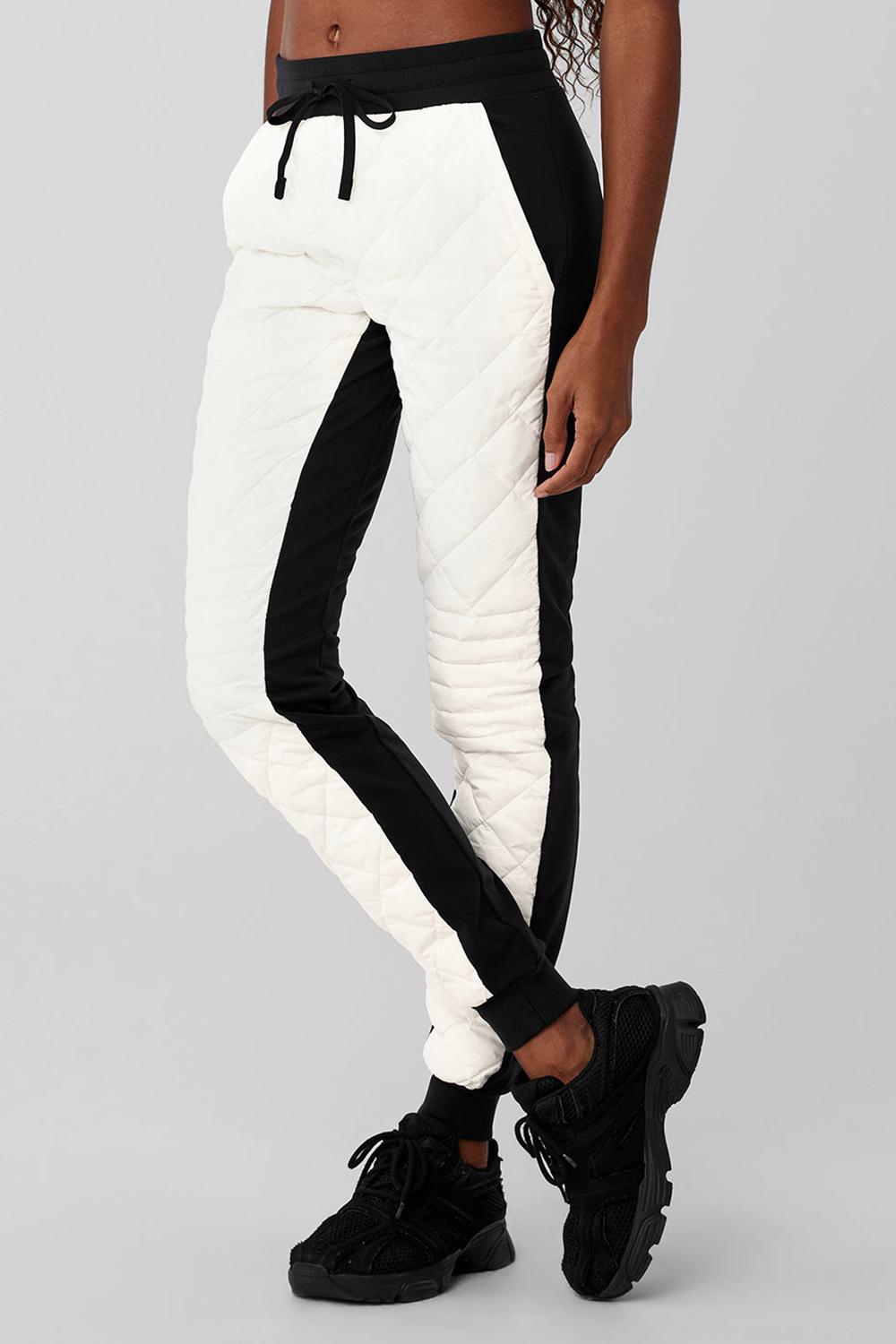 Pantalon Alo Yoga Airbrush Winter Warm High-Waist Moto Mujer Negros | Mexico  NMF-571908