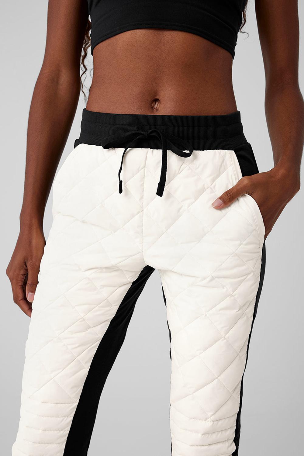 Pantalon Alo Yoga Airbrush Winter Warm High-Waist Moto Mujer Negros | Mexico  NMF-571908