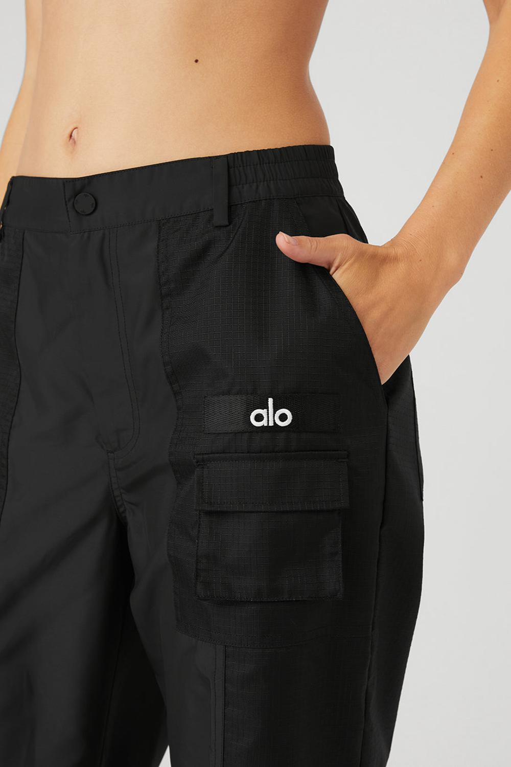 Pantalon Alo Yoga Blaze Mujer Negros | Mexico  AMH-193475