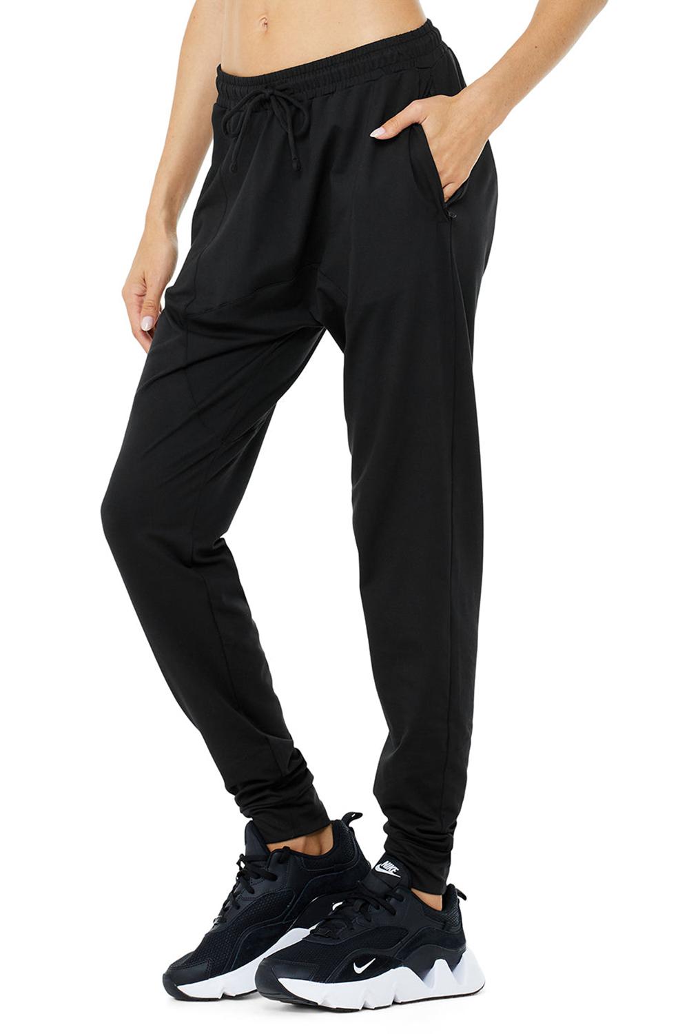 Pantalon Alo Yoga Conquer Revitalize Mujer Negros | Mexico  MCS-582417