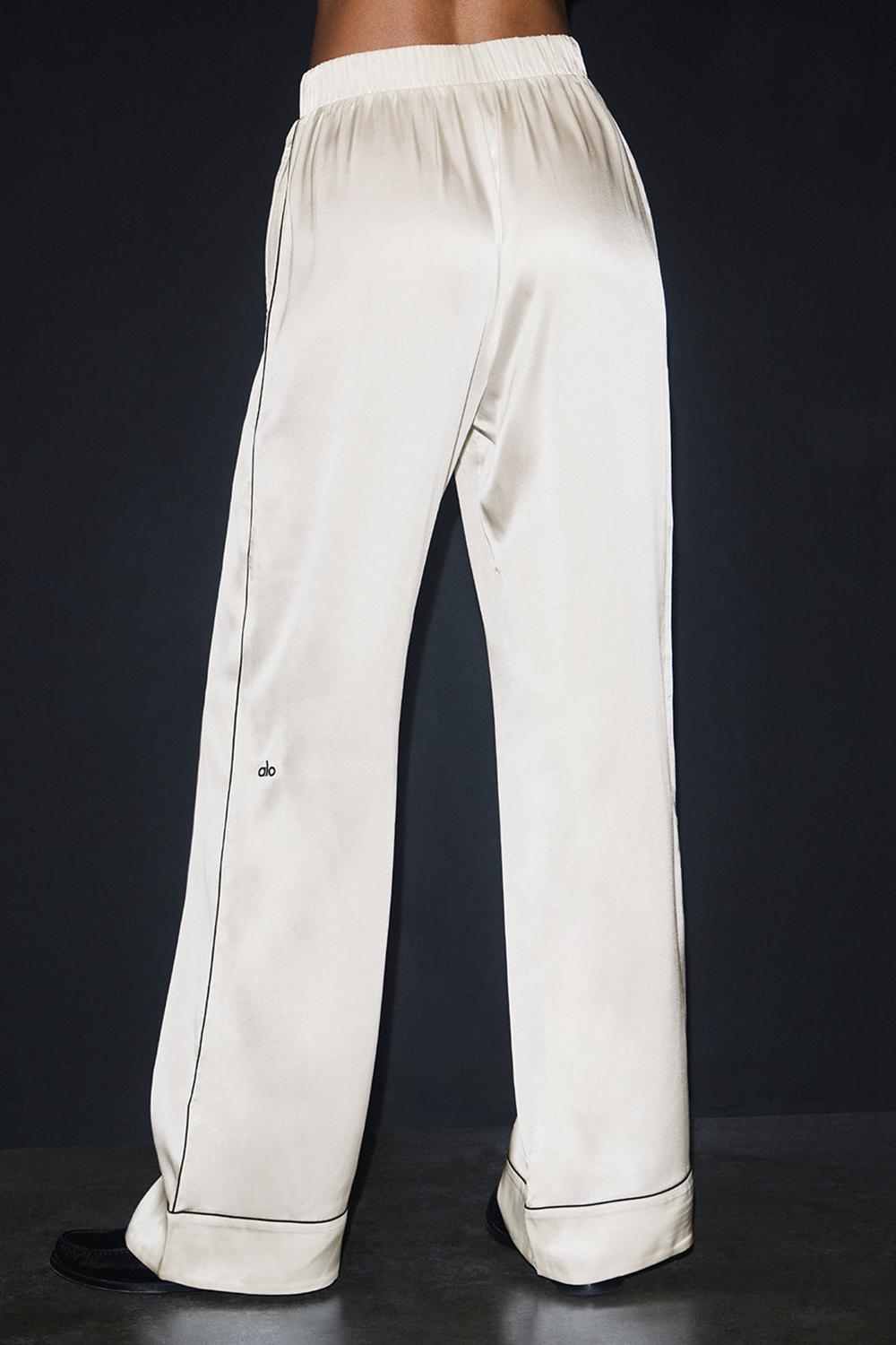 Pantalon Alo Yoga Courchevel Silk Mujer Negros | Mexico  UND-268109