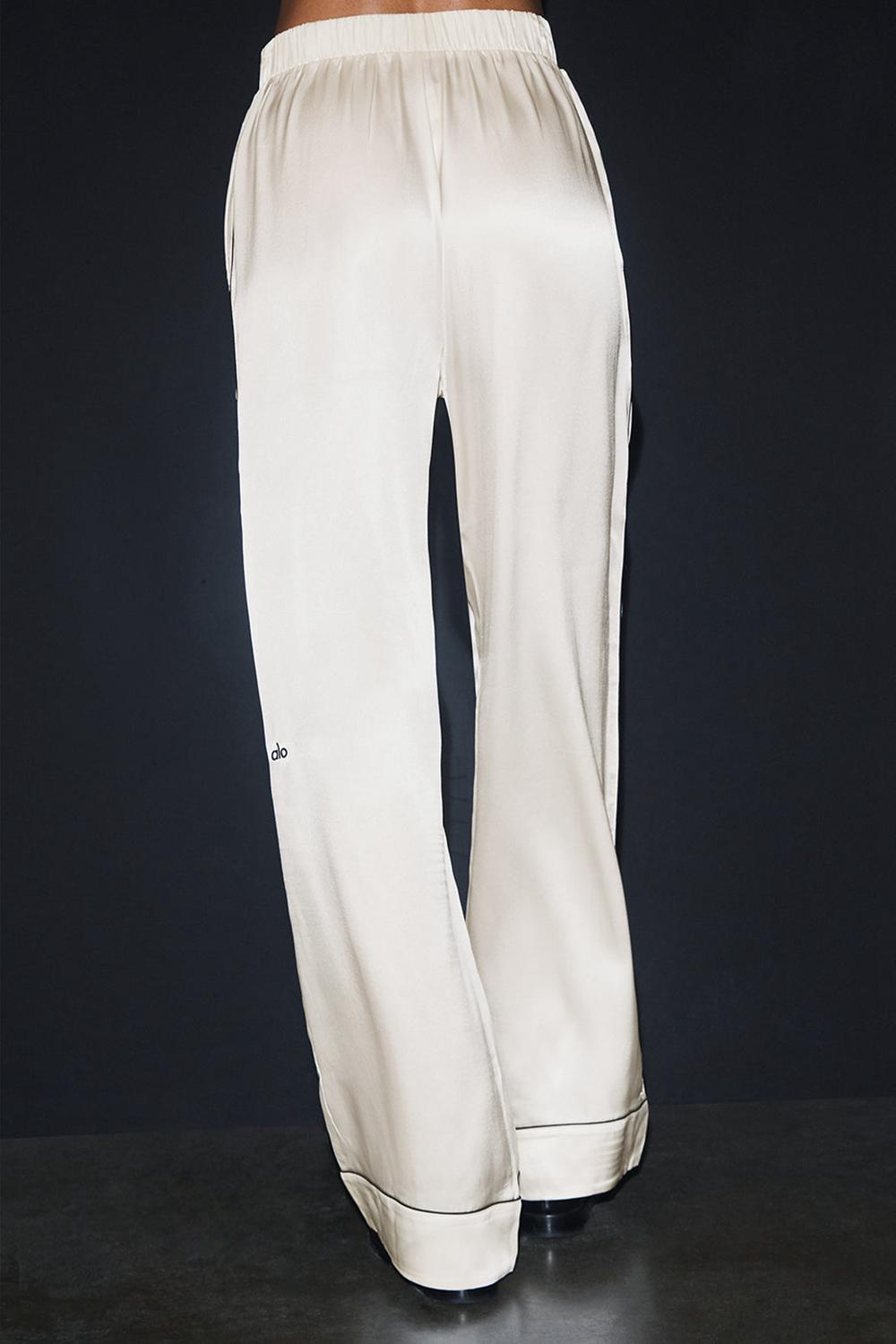 Pantalon Alo Yoga Courchevel Silk Mujer Negros | Mexico  UND-268109