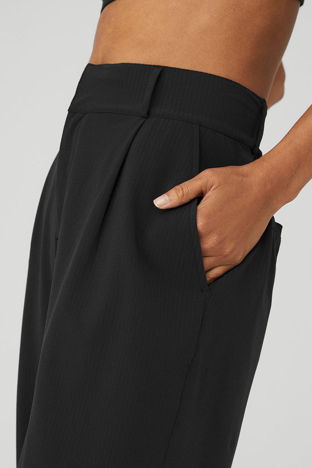 Pantalon Alo Yoga High-Waist Dreamscape (Long) Mujer Negros | Mexico  RJZ-874015