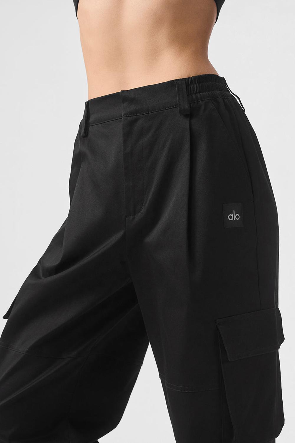 Pantalon Alo Yoga High-Waist Night Out Cargo Mujer Negros | Mexico  FSG-043728