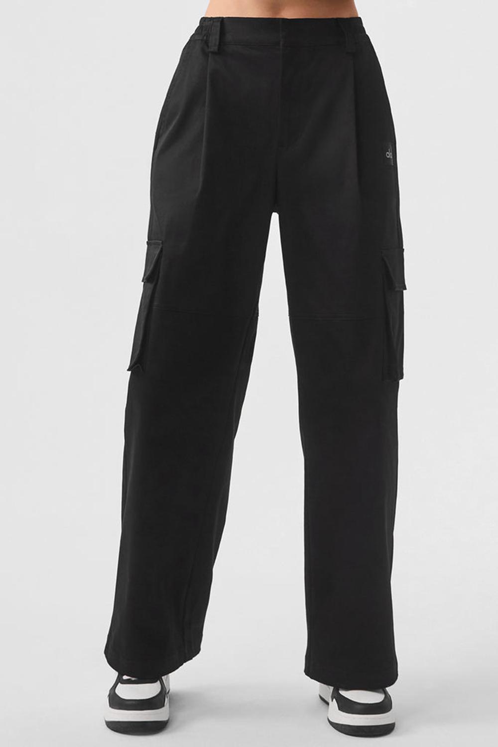 Pantalon Alo Yoga High-Waist Night Out Cargo Mujer Negros | Mexico  FSG-043728