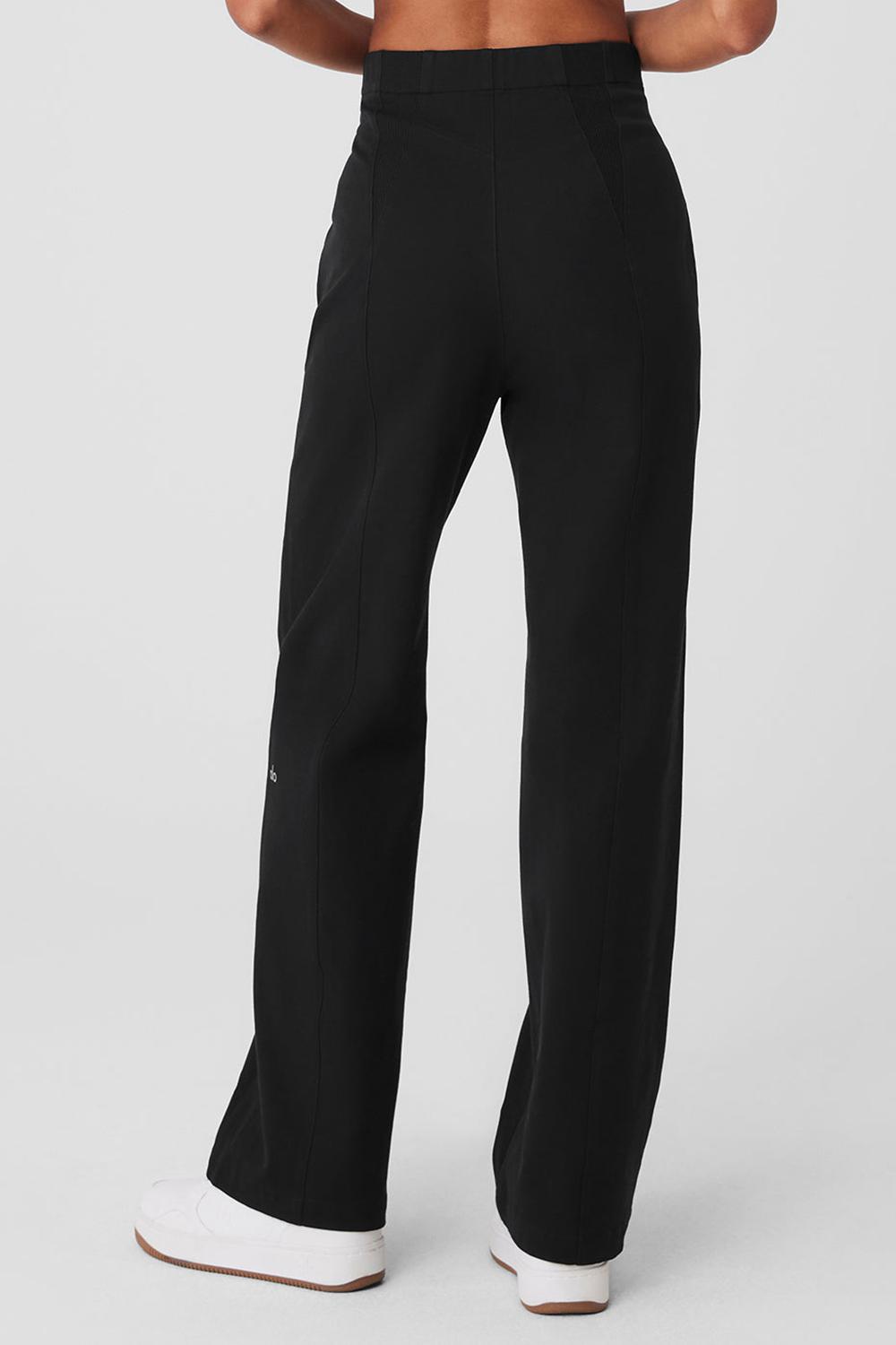 Pantalon Alo Yoga High-Waist On Point Moto Mujer Negros | Mexico  ZHX-182450