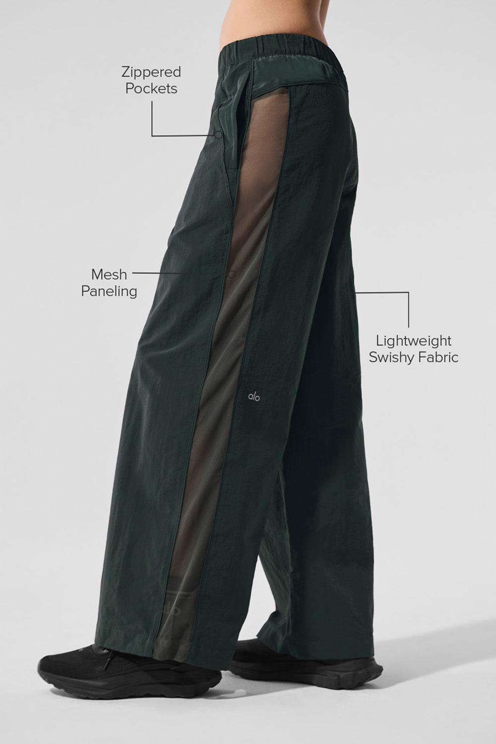 Pantalon Alo Yoga High-Waist Origin Wide Leg Track Mujer Verdes | Mexico  ALK-612537
