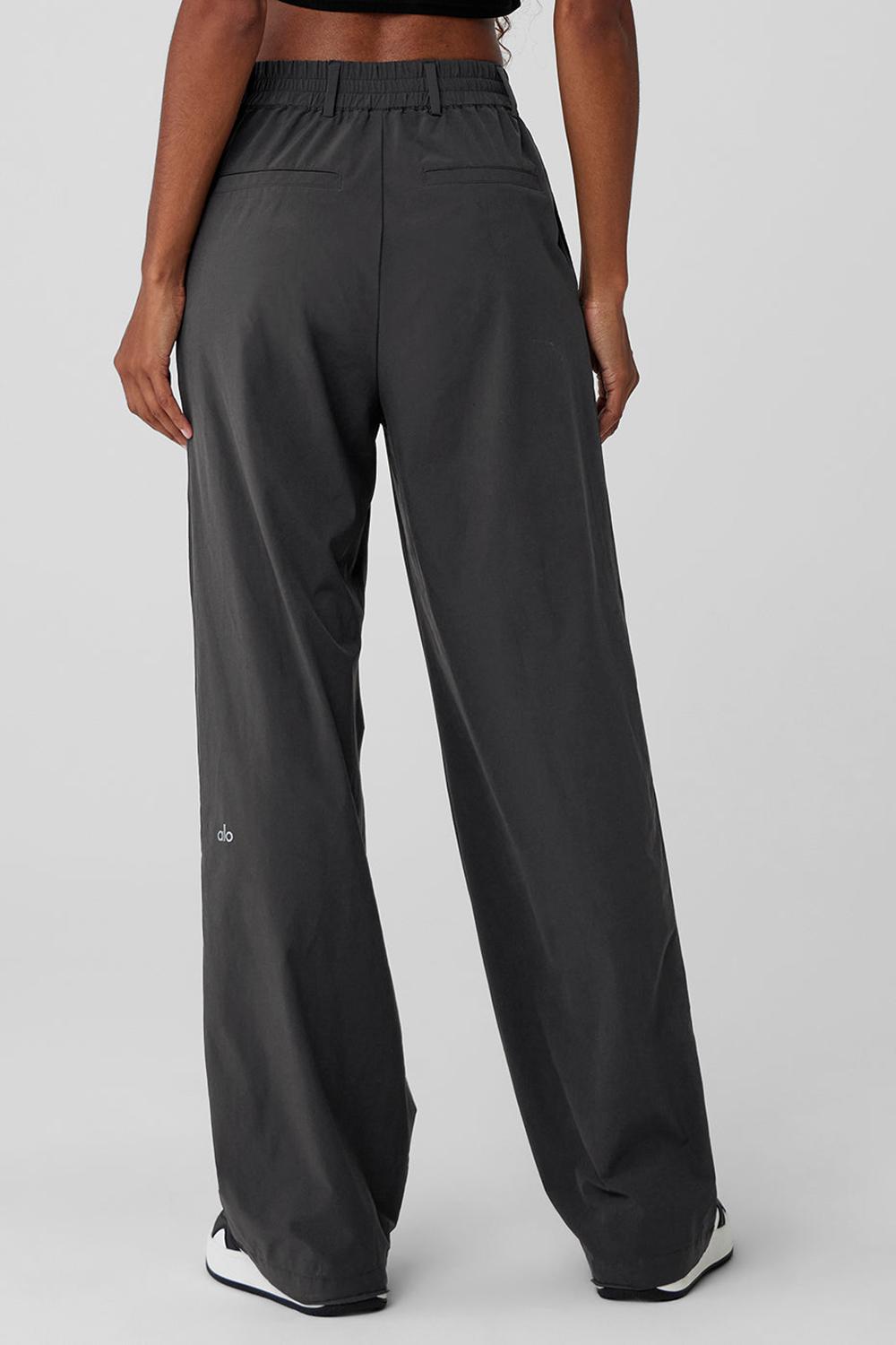 Pantalon Alo Yoga High-Waist Pursuit Mujer Anthracite | Mexico  UDI-902481