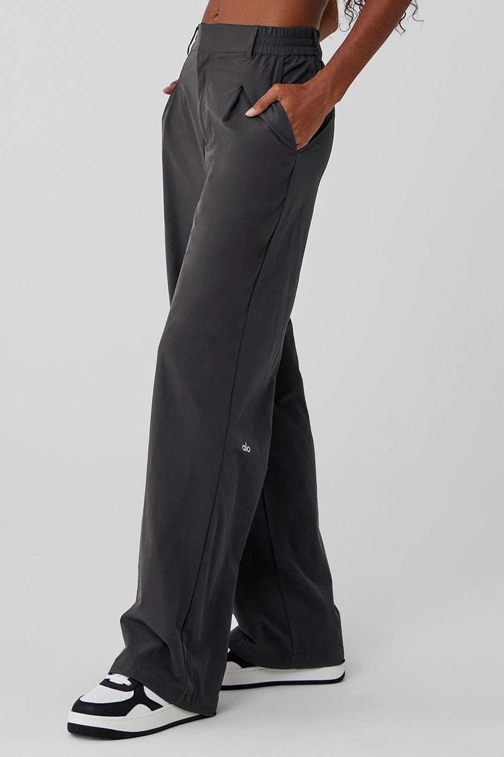 Pantalon Alo Yoga High-Waist Pursuit Mujer Anthracite | Mexico  UDI-902481