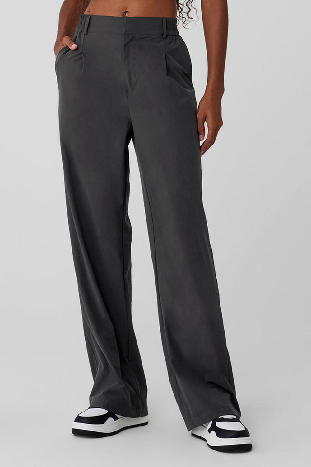 Pantalon Alo Yoga High-Waist Pursuit Mujer Anthracite | Mexico  UDI-902481