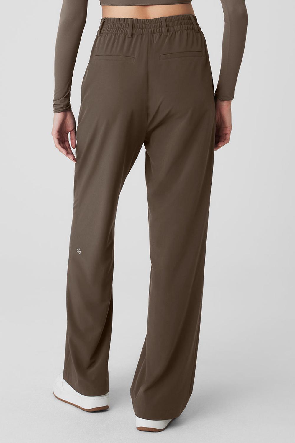 Pantalon Alo Yoga High-Waist Pursuit Mujer Verde Oliva | Mexico  VJO-315279