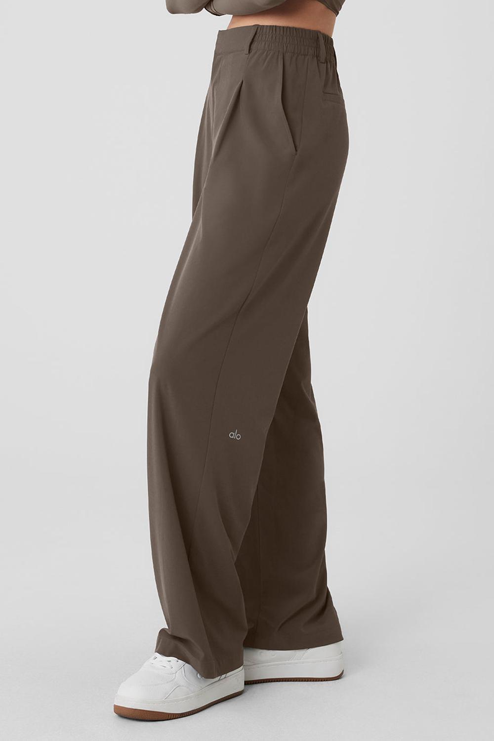 Pantalon Alo Yoga High-Waist Pursuit Mujer Verde Oliva | Mexico  VJO-315279