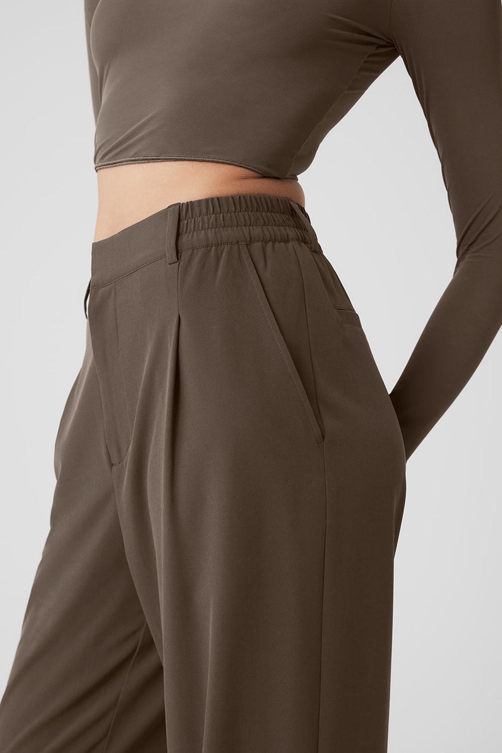 Pantalon Alo Yoga High-Waist Pursuit Mujer Verde Oliva | Mexico  VJO-315279