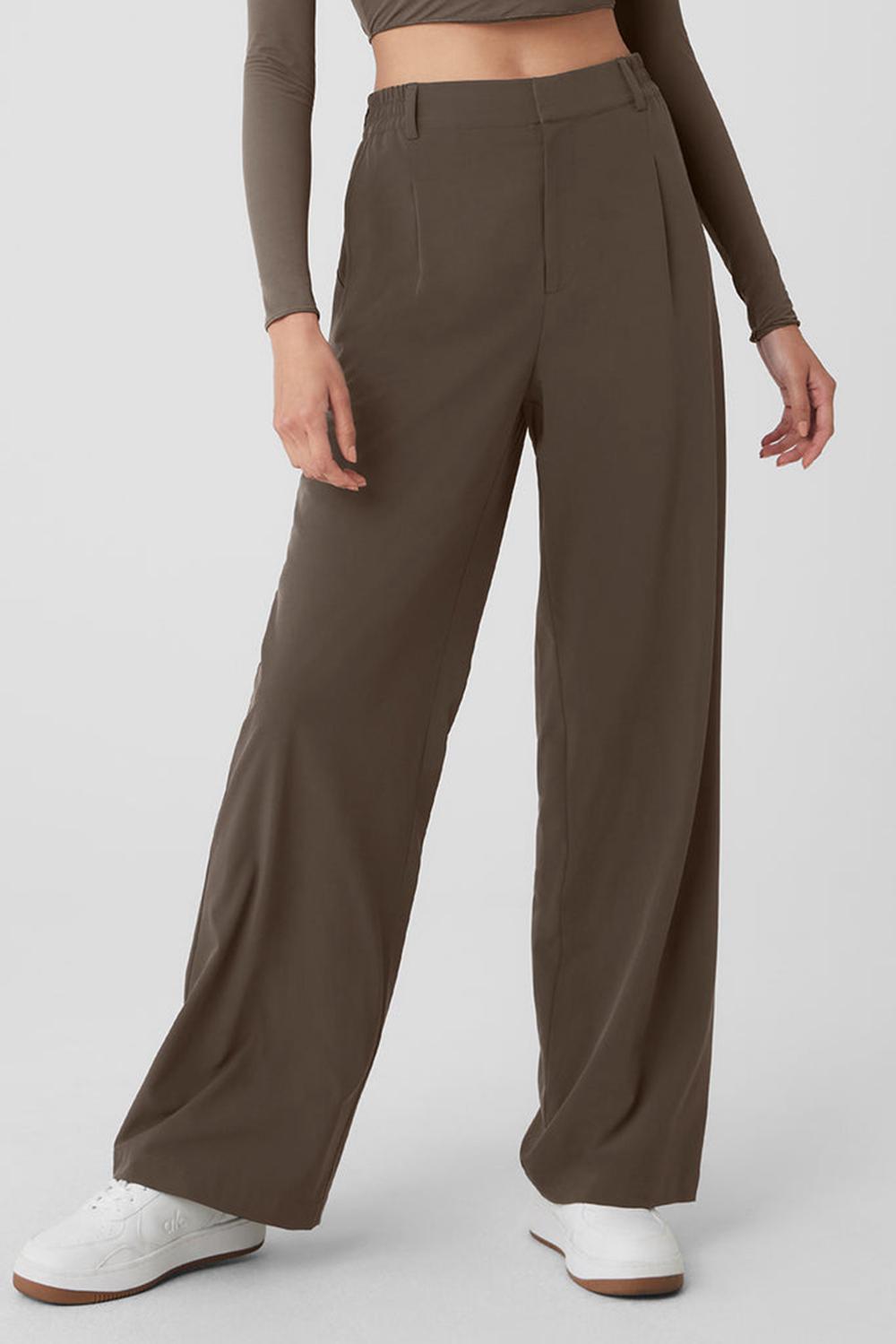 Pantalon Alo Yoga High-Waist Pursuit Mujer Verde Oliva | Mexico  VJO-315279