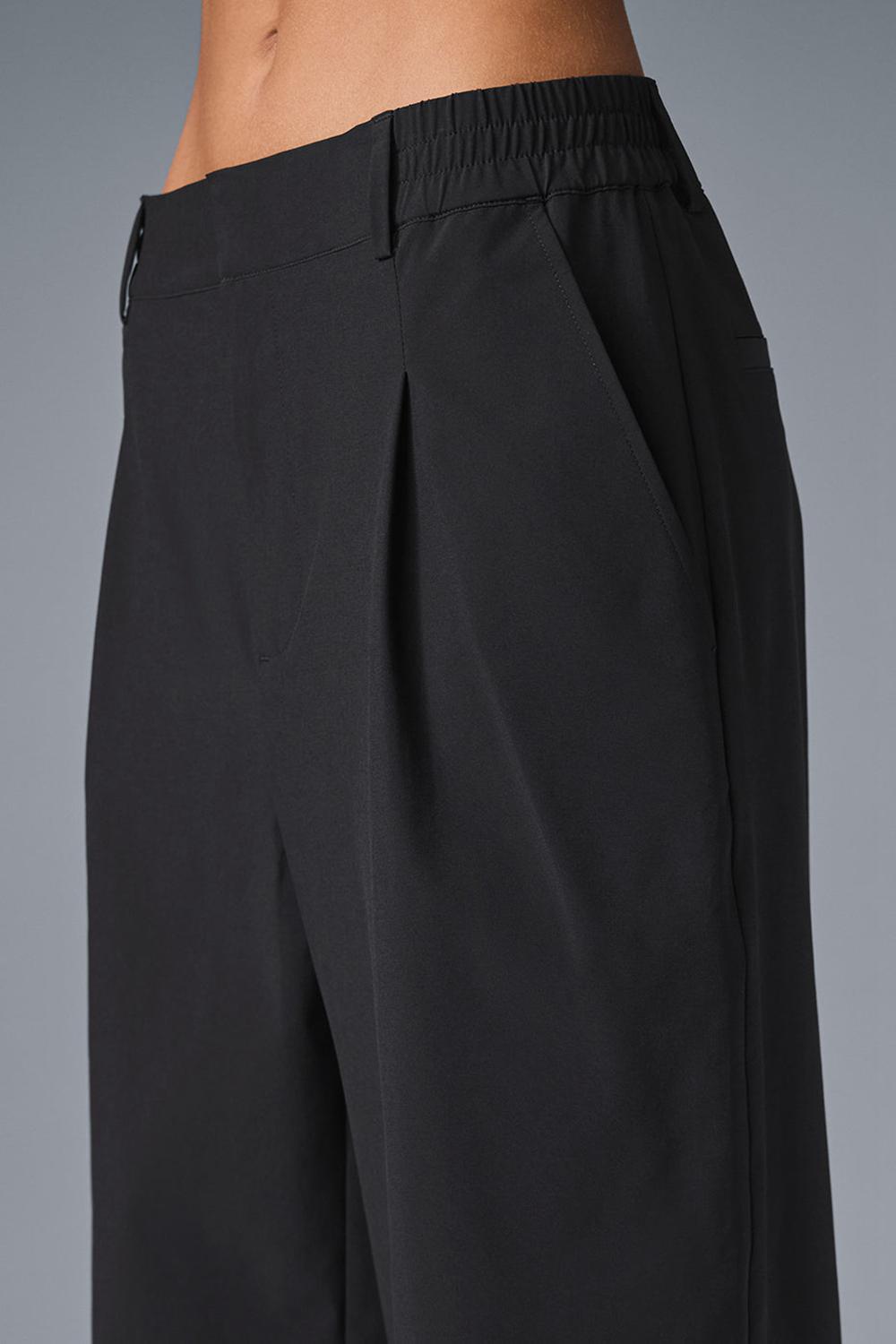 Pantalon Alo Yoga High-Waist Pursuit (Regular) Mujer Negros | Mexico  OUE-657192