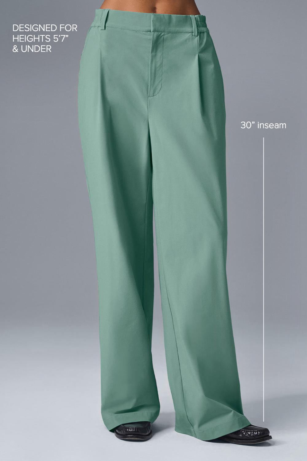 Pantalon Alo Yoga High-Waist Pursuit (Regular) Mujer Verdes | Mexico  IWH-031568