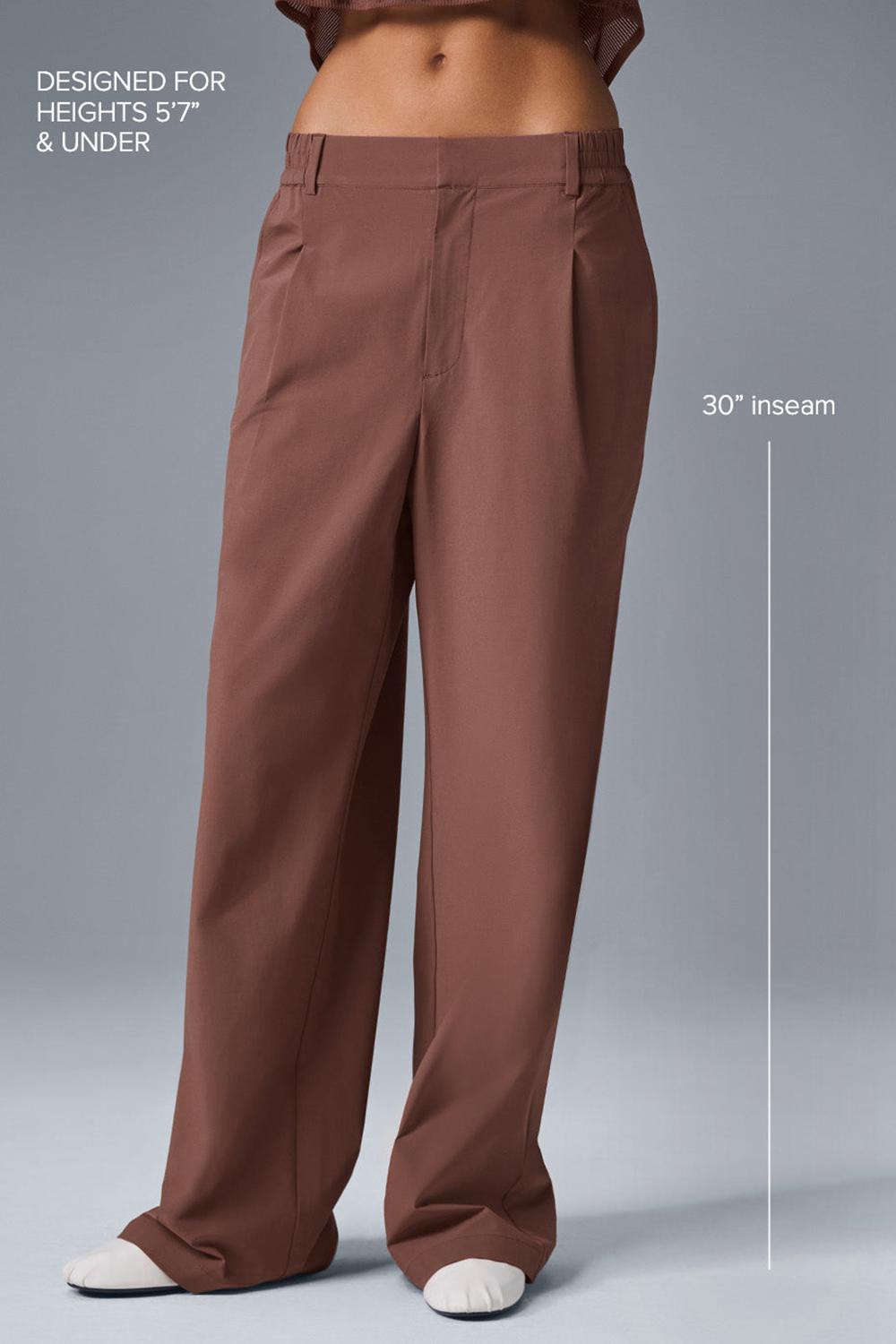 Pantalon Alo Yoga High-Waist Pursuit (Regular) Mujer Chestnut | Mexico  BIN-368794