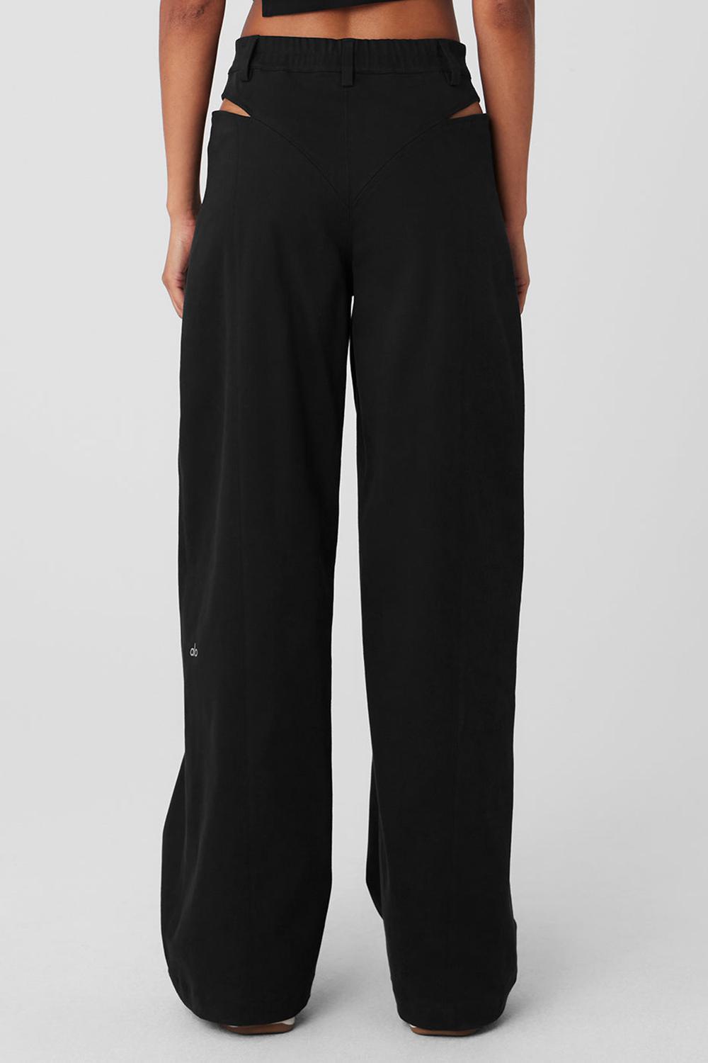 Pantalon Alo Yoga High-Waist Risk Taker Mujer Negros | Mexico  WSE-341906