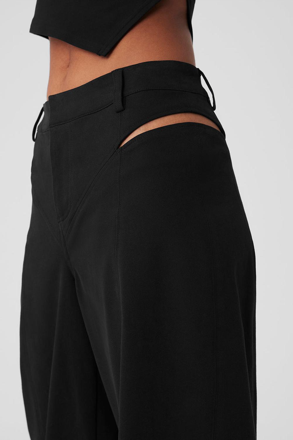 Pantalon Alo Yoga High-Waist Risk Taker Mujer Negros | Mexico  WSE-341906