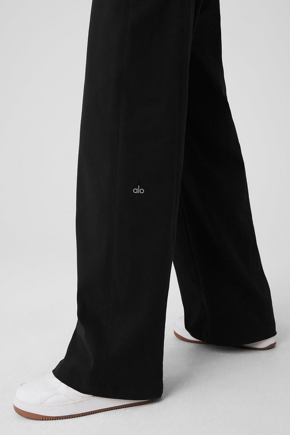 Pantalon Alo Yoga High-Waist Risk Taker Mujer Negros | Mexico  WSE-341906