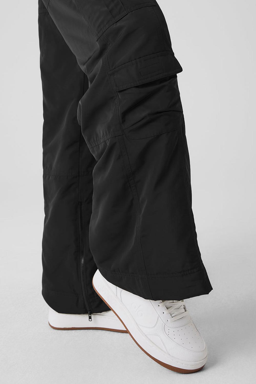 Pantalon Alo Yoga High-Waist Ski-Moto Mujer Negros | Mexico  BDY-290581