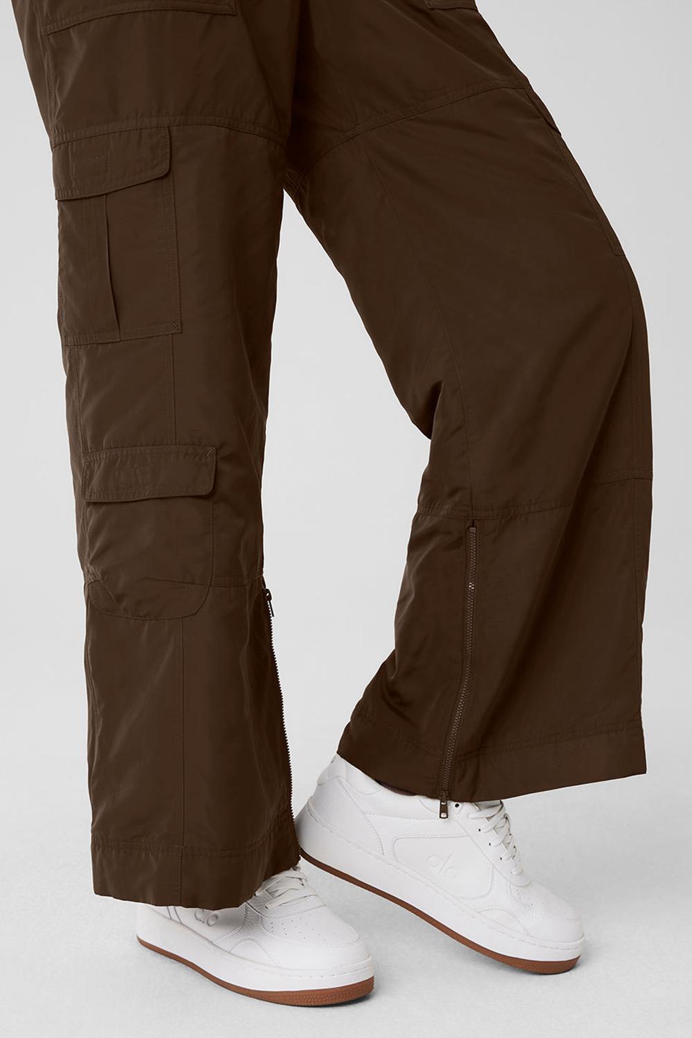 Pantalon Alo Yoga High-Waist Ski-Moto Mujer Espresso | Mexico  VNJ-386051