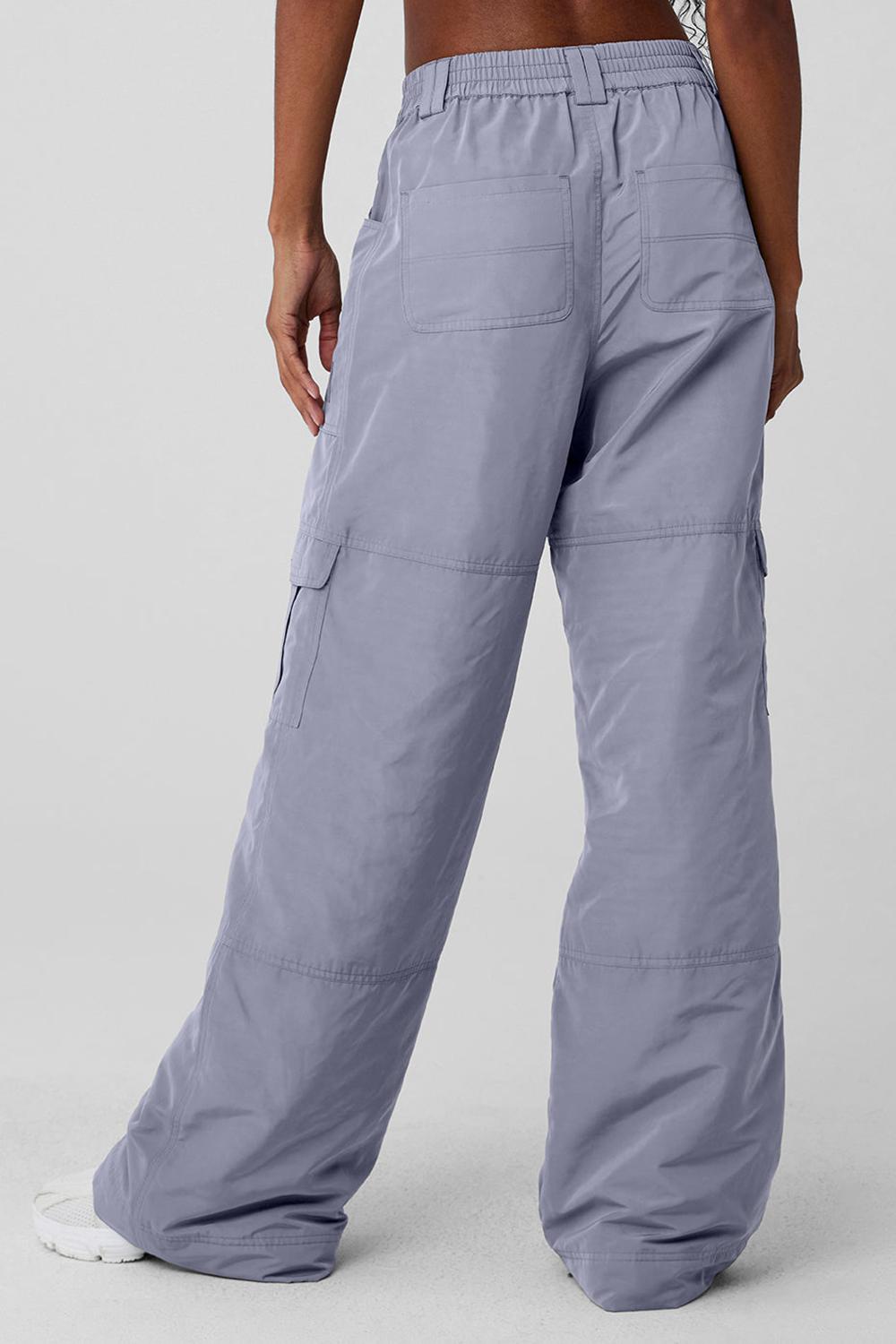 Pantalon Alo Yoga High-Waist Ski-Moto Mujer Fog | Mexico  BKT-407869