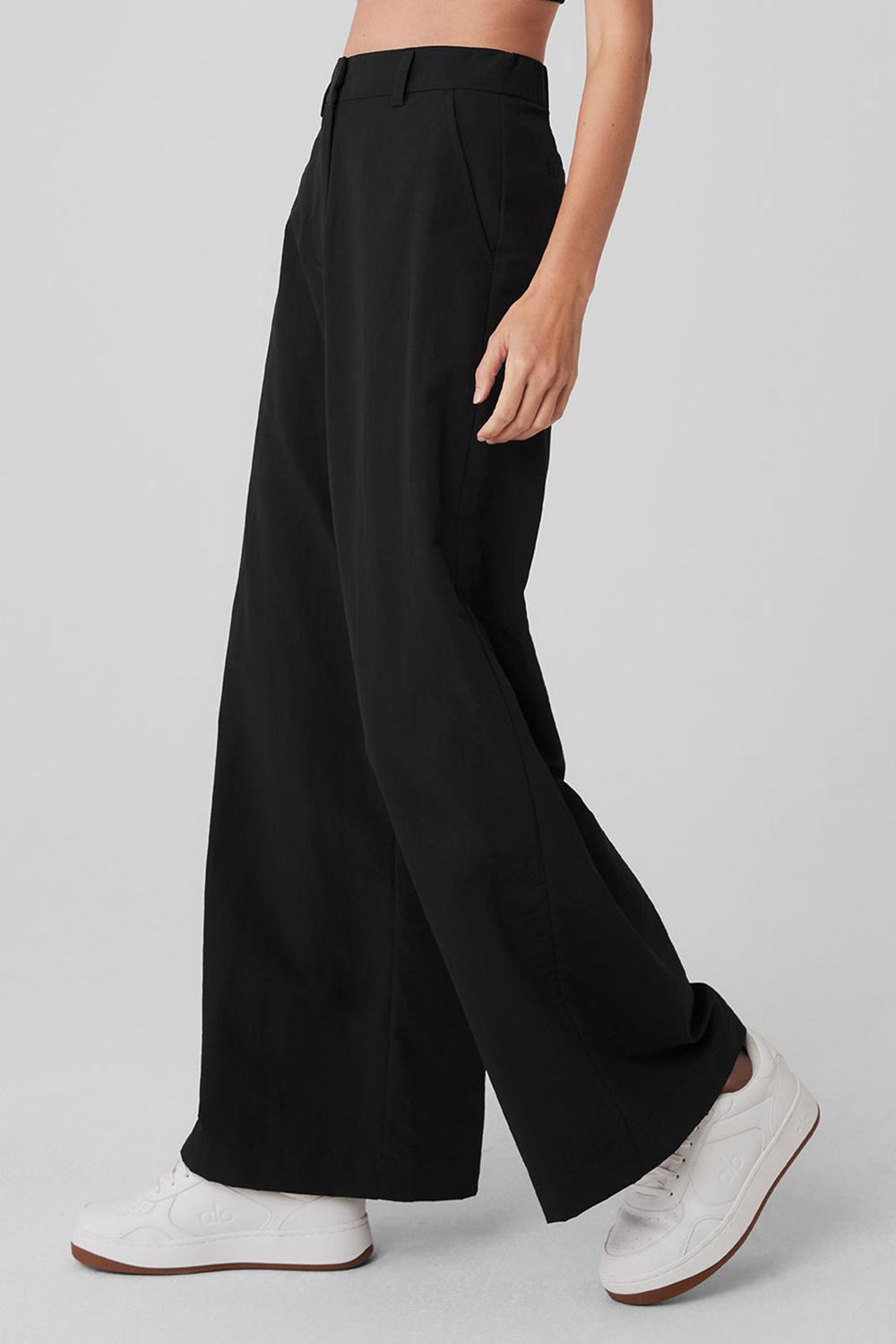 Pantalon Alo Yoga High-Waist Street Smart Mujer Negros | Mexico  ISR-908435