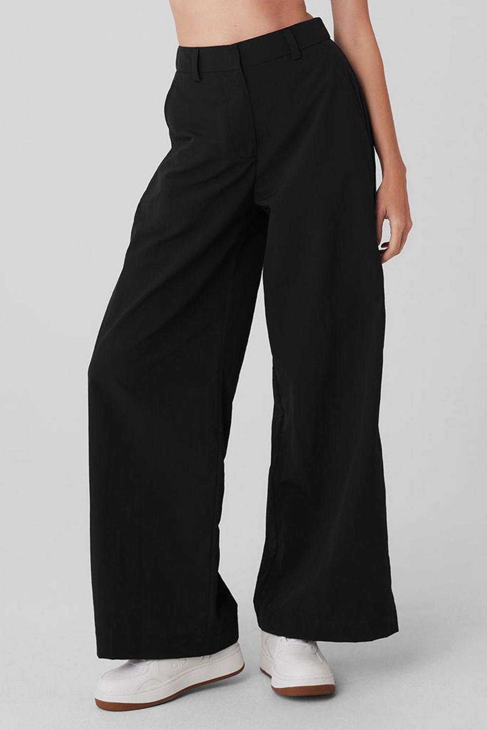 Pantalon Alo Yoga High-Waist Street Smart Mujer Negros | Mexico  ISR-908435