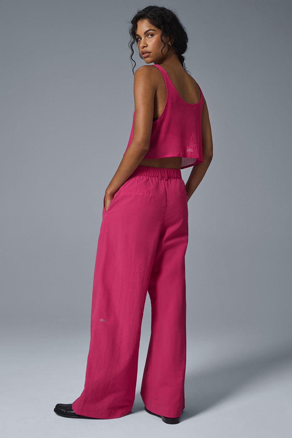 Pantalon Alo Yoga High-Waist Street Smart Mujer Rosas | Mexico  ASG-083146