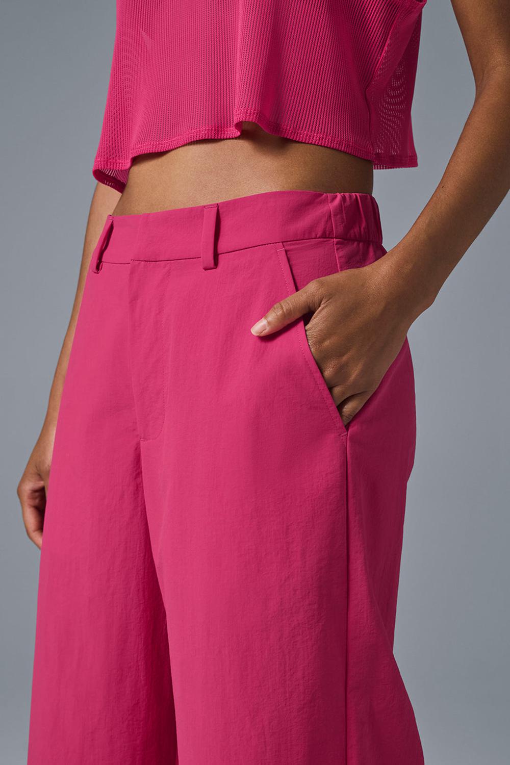 Pantalon Alo Yoga High-Waist Street Smart Mujer Rosas | Mexico  ASG-083146