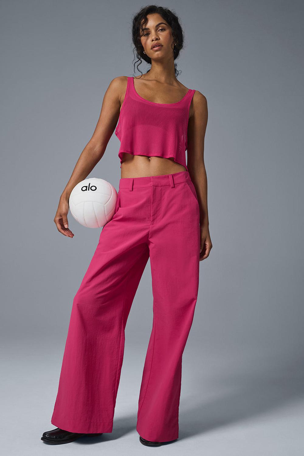 Pantalon Alo Yoga High-Waist Street Smart Mujer Rosas | Mexico  ASG-083146
