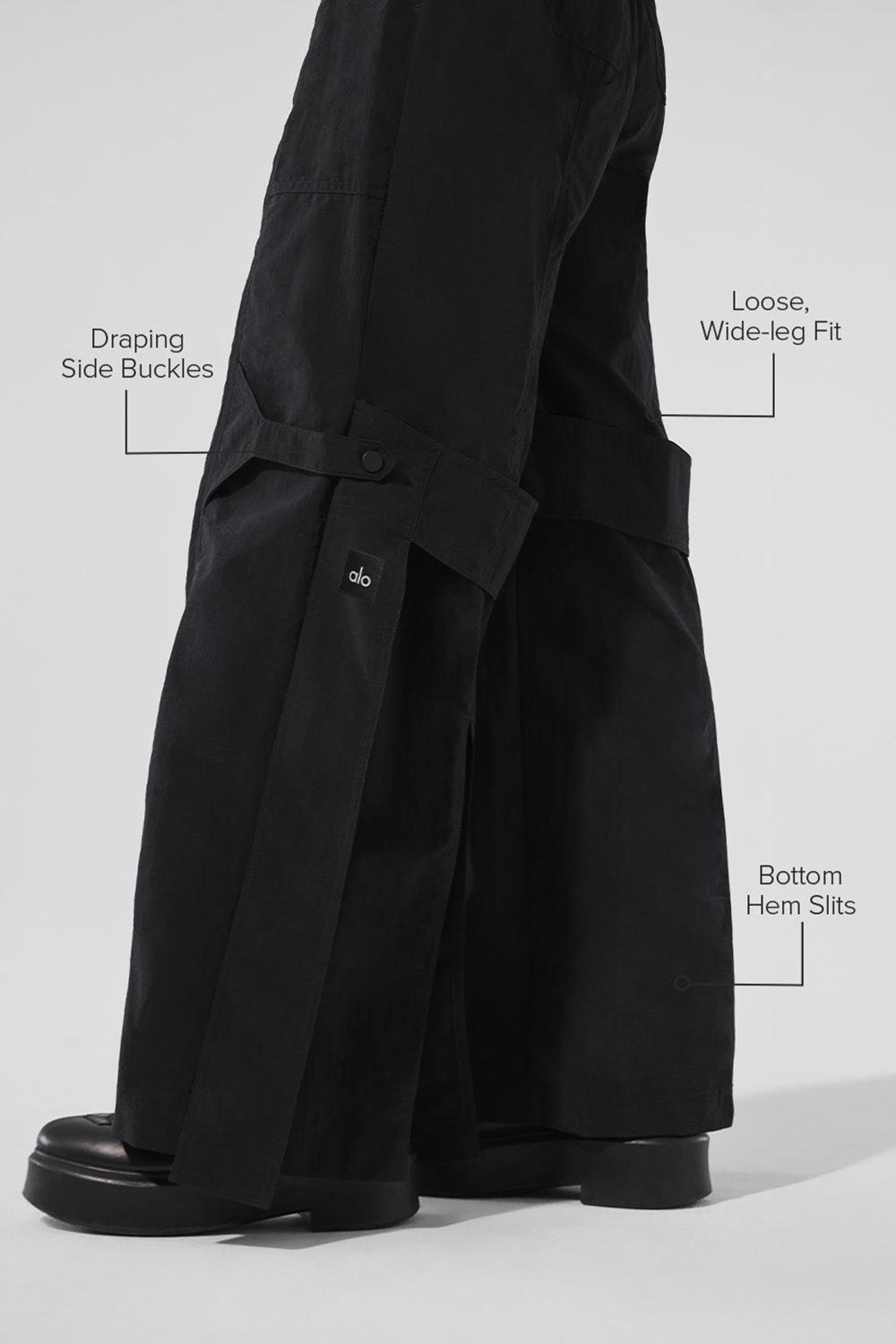 Pantalon Alo Yoga High-Waist Voyager Mujer Negros | Mexico  CVO-751398