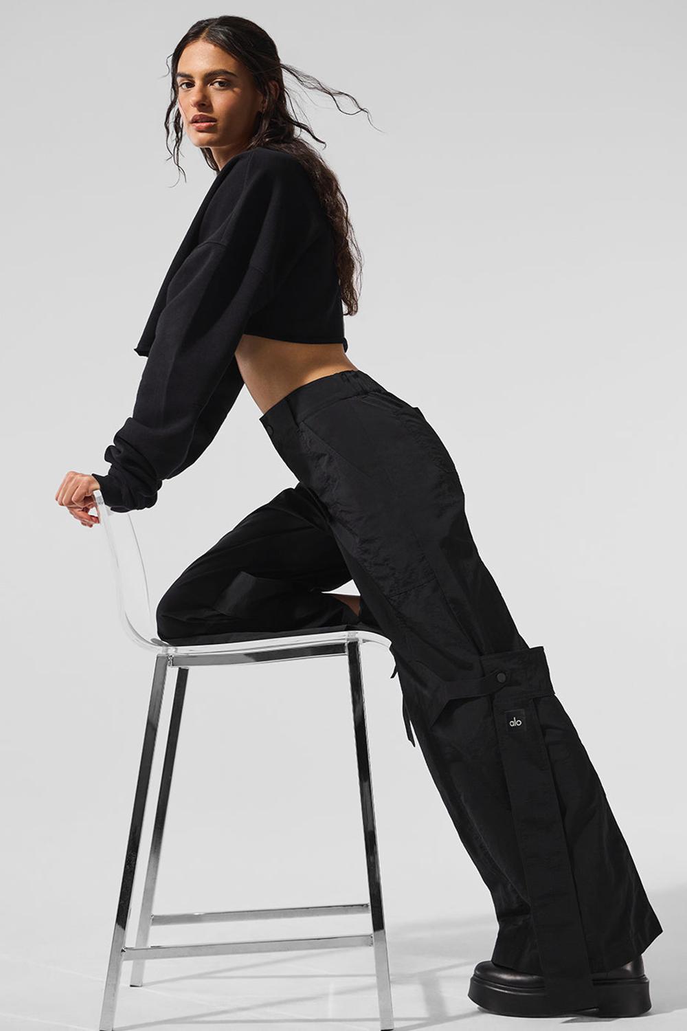 Pantalon Alo Yoga High-Waist Voyager Mujer Negros | Mexico  CVO-751398
