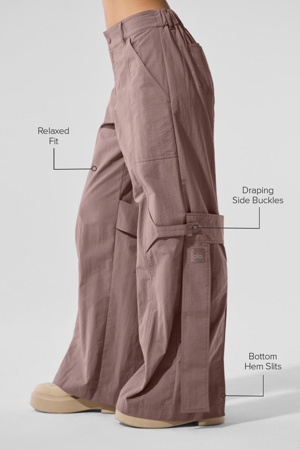 Pantalon Alo Yoga High-Waist Voyager Mujer Mushroom | Mexico  PXQ-471652