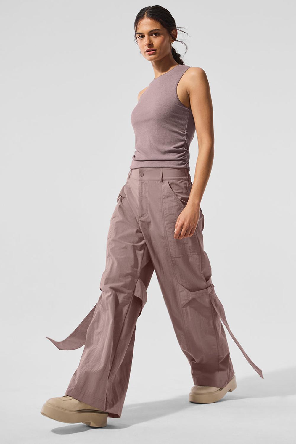 Pantalon Alo Yoga High-Waist Voyager Mujer Mushroom | Mexico  PXQ-471652