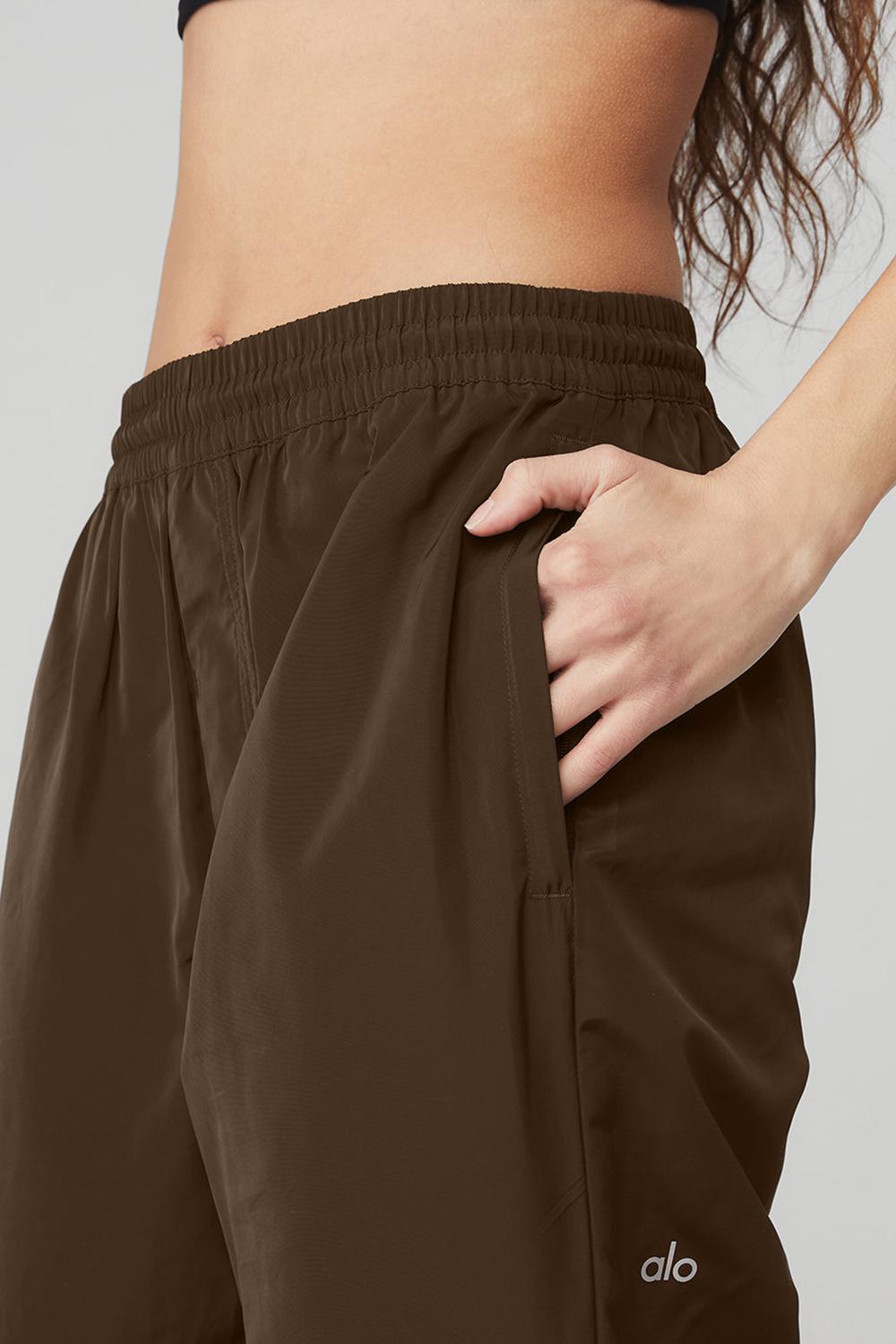 Pantalon Alo Yoga Legend Snap Mujer Espresso | Mexico  GDP-127064