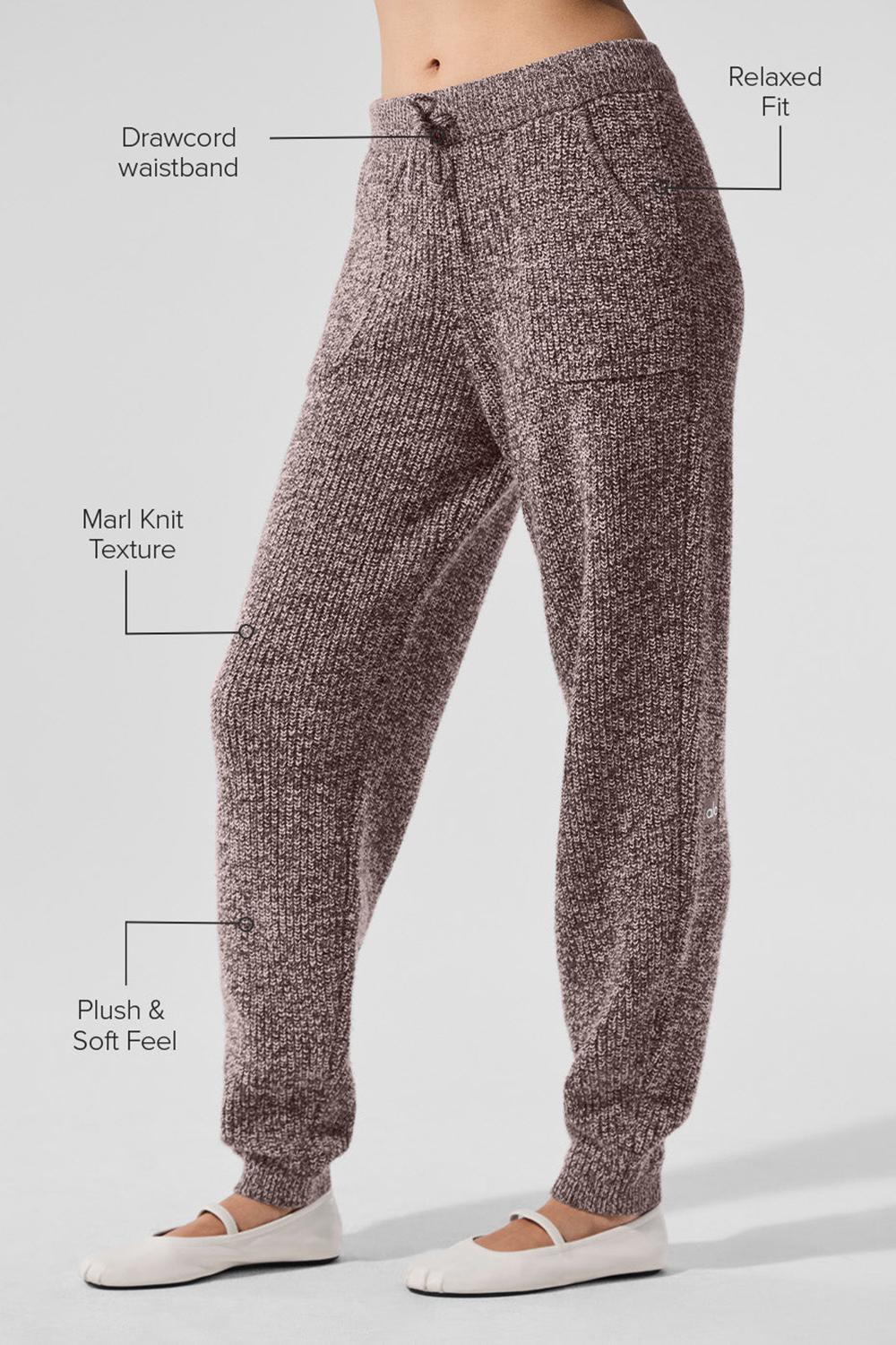 Pantalon Alo Yoga Marl Sweater Mujer Mushroom Marl | Mexico  NJV-645780