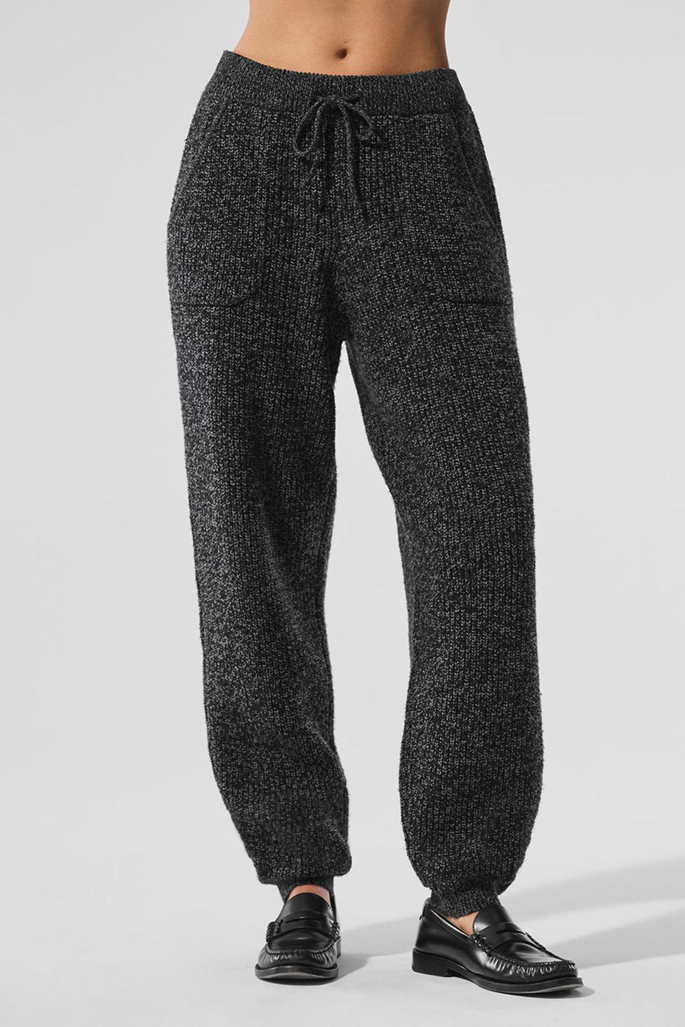 Pantalon Alo Yoga Marl Sweater Mujer Negros | Mexico  NGB-497160