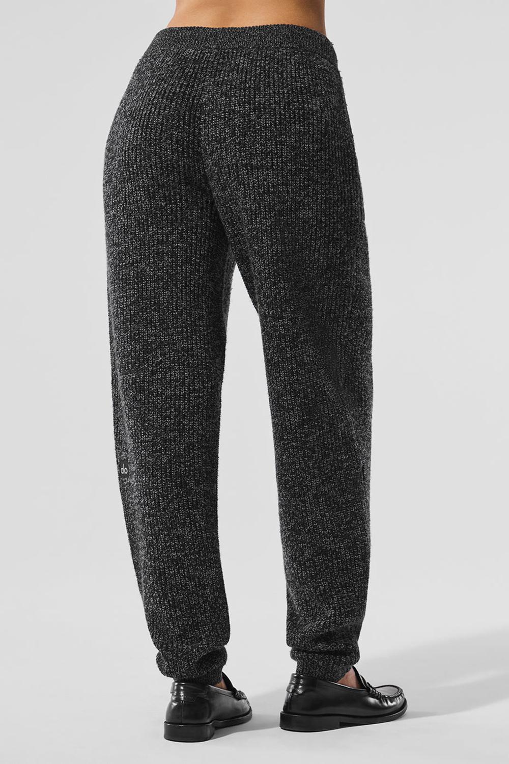 Pantalon Alo Yoga Marl Sweater Mujer Negros | Mexico  NGB-497160