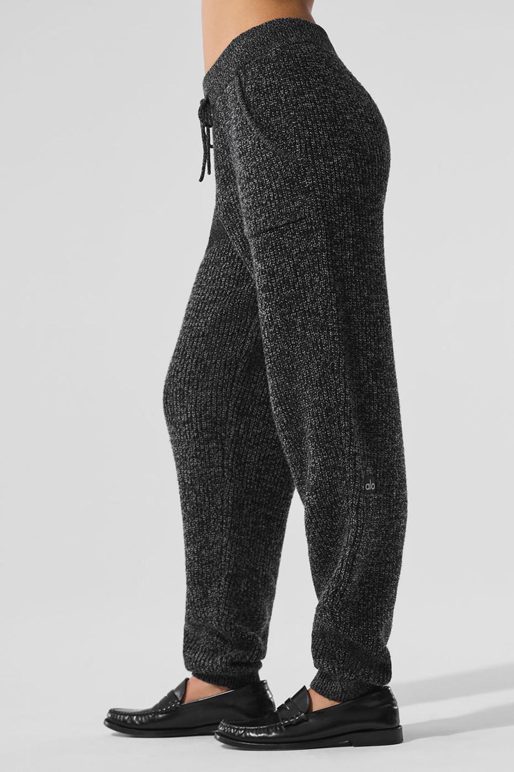 Pantalon Alo Yoga Marl Sweater Mujer Negros | Mexico  NGB-497160