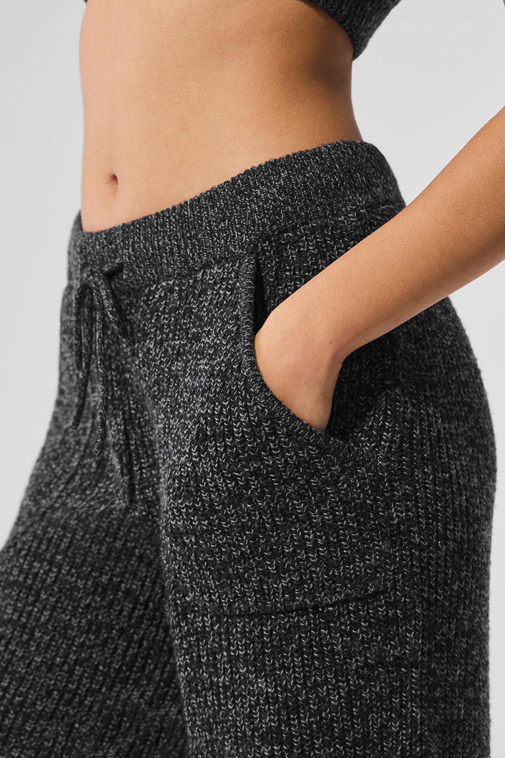 Pantalon Alo Yoga Marl Sweater Mujer Negros | Mexico  NGB-497160