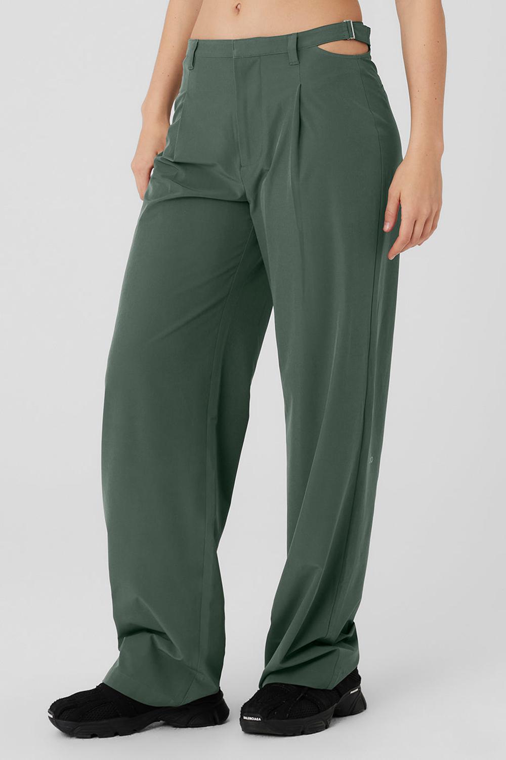 Pantalon Alo Yoga Mid-Rise Showdown Mujer Azules | Mexico  WTZ-186304