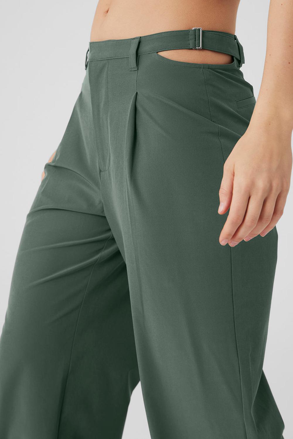 Pantalon Alo Yoga Mid-Rise Showdown Mujer Azules | Mexico  WTZ-186304