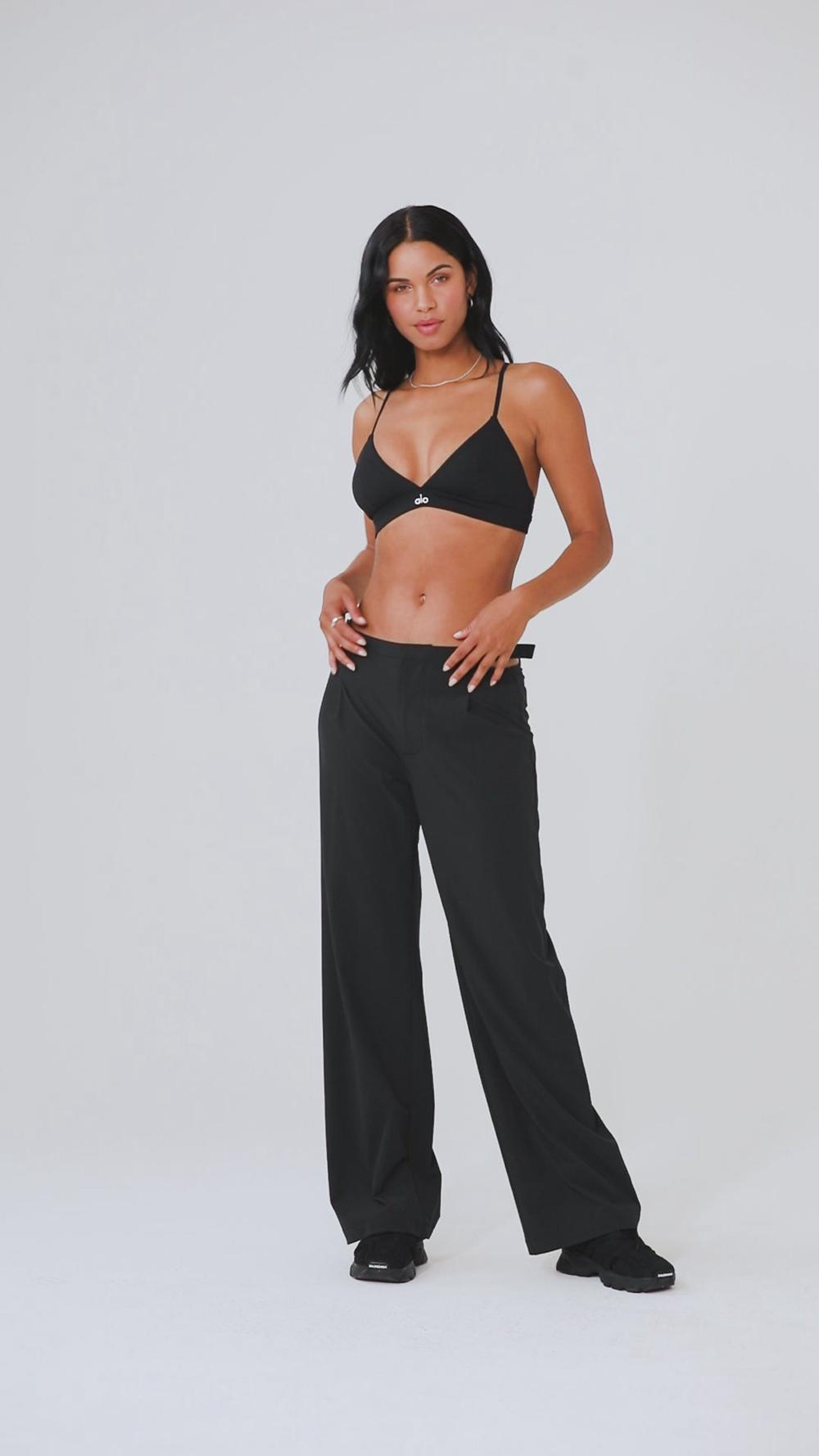 Pantalon Alo Yoga Mid-Rise Showdown Mujer Azules | Mexico  WTZ-186304