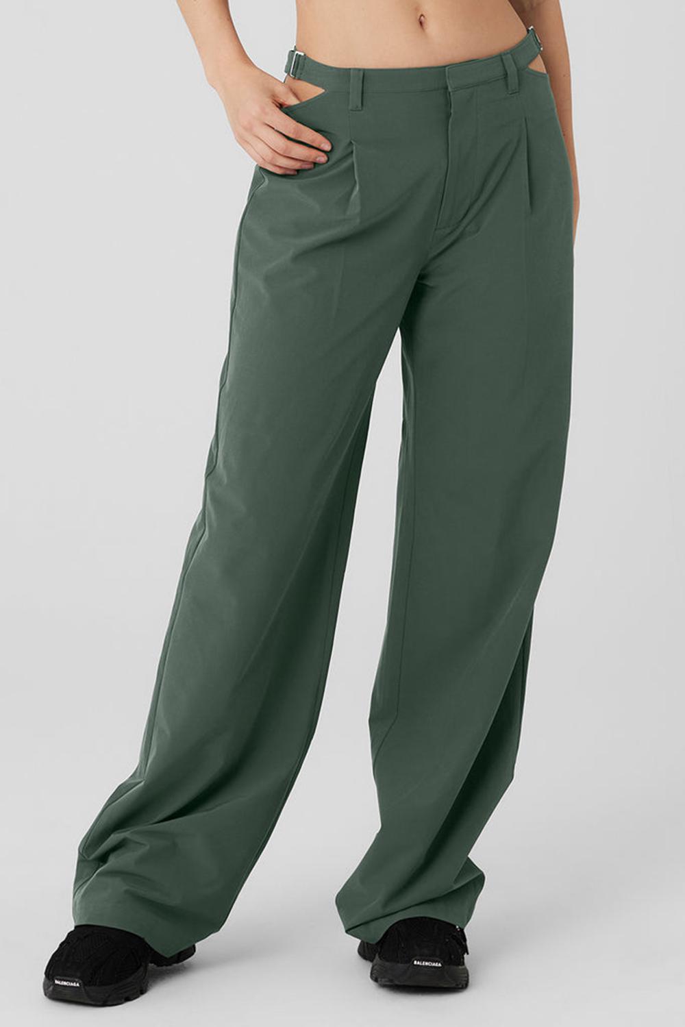 Pantalon Alo Yoga Mid-Rise Showdown Mujer Azules | Mexico  WTZ-186304