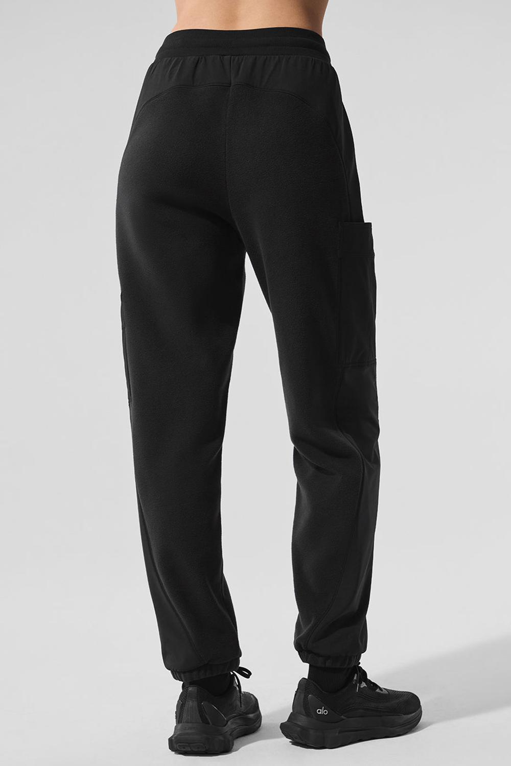 Pantalon Alo Yoga Polar Fleece Wintry Mix Mujer Negros | Mexico  WSO-965082