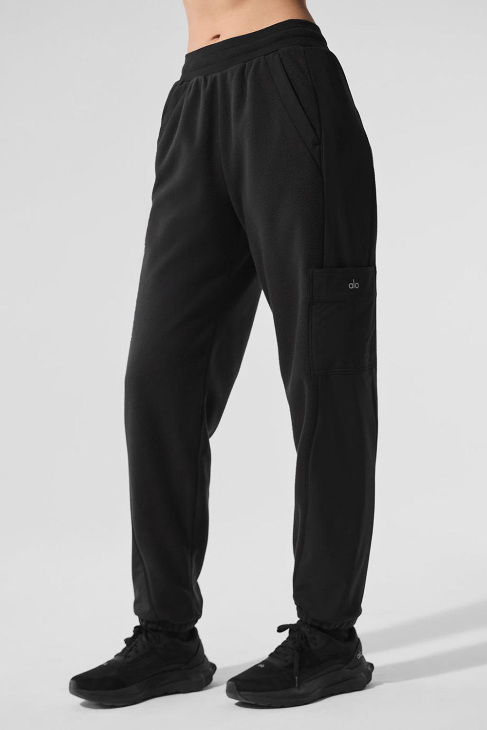 Pantalon Alo Yoga Polar Fleece Wintry Mix Mujer Negros | Mexico  WSO-965082