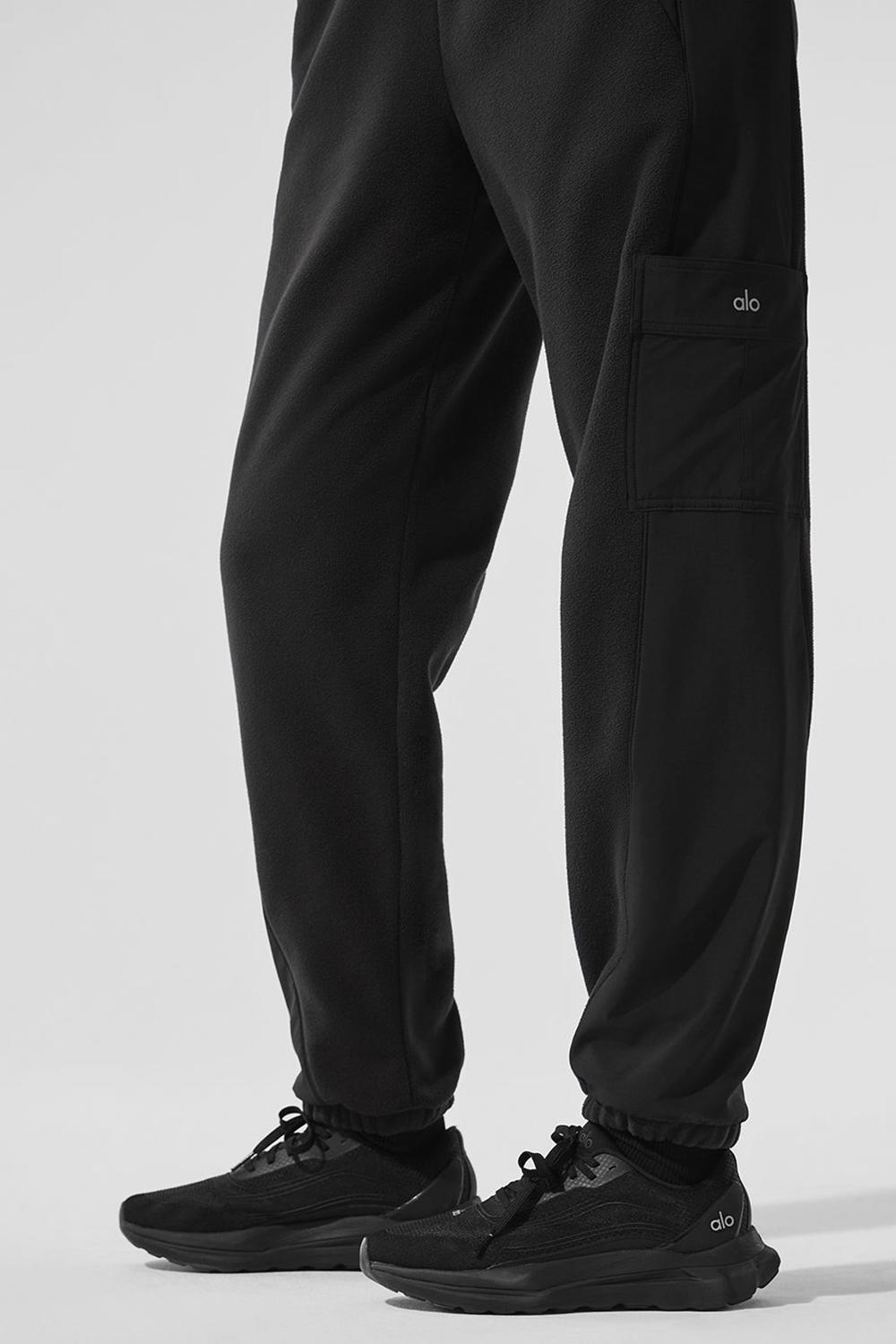 Pantalon Alo Yoga Polar Fleece Wintry Mix Mujer Negros | Mexico  WSO-965082